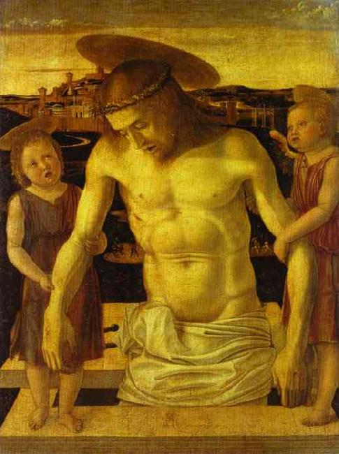 Giovanni Bellini Dead Christ Supported by Angels oil painting picture